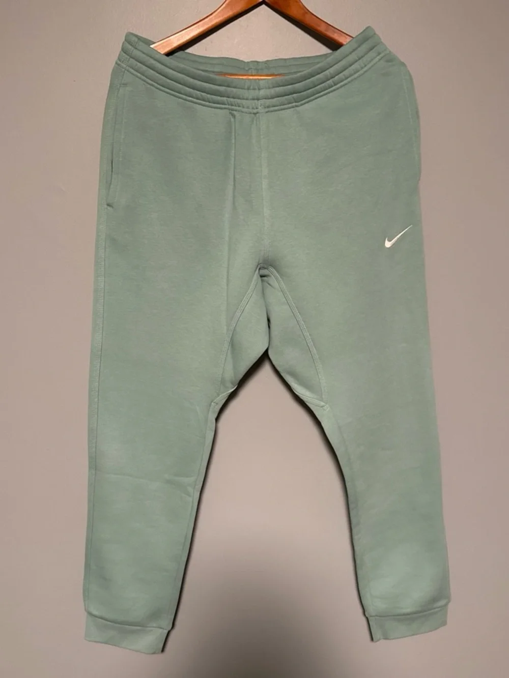 Nike Men’s Dusty Teal Sweatpants with Swoosh Accent